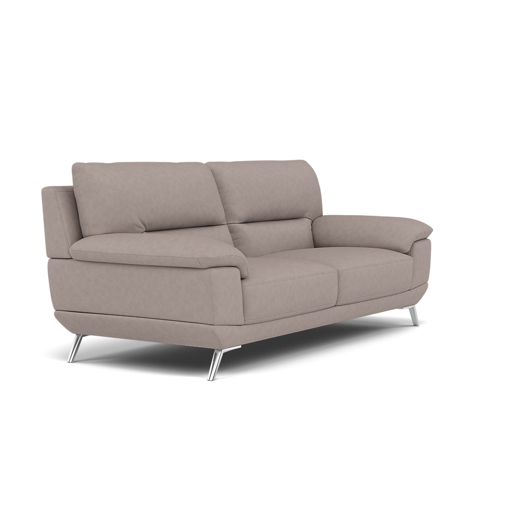 Zuco 3 Seater Sofa - 3 Seater Sofa Fabric — BFA-BLJ-22 DOVE GREY, gallery image 1