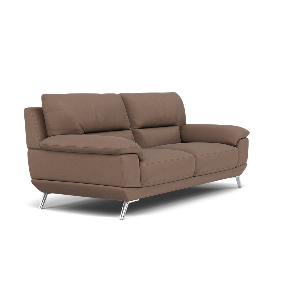 Zuco 3 Seater Sofa - 3 Seater Sofa Fabric — BFA-MAD-05 DARK TAUPE, gallery image 1