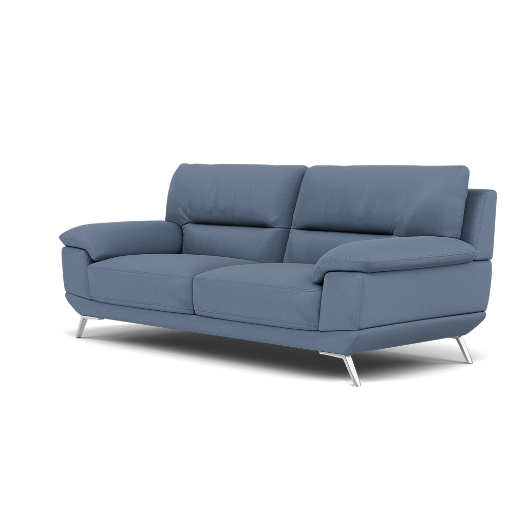 Zuco 3 Seater Sofa - 3 Seater Sofa Fabric — BFA-MAD-08 PACIFIC BLUE, gallery image 3