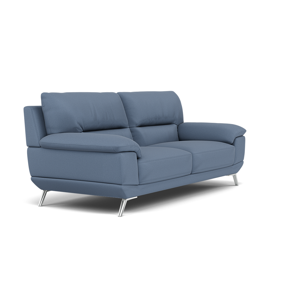 Zuco 3 Seater Sofa - 3 Seater Sofa Fabric — BFA-MAD-08 PACIFIC BLUE, gallery image 1