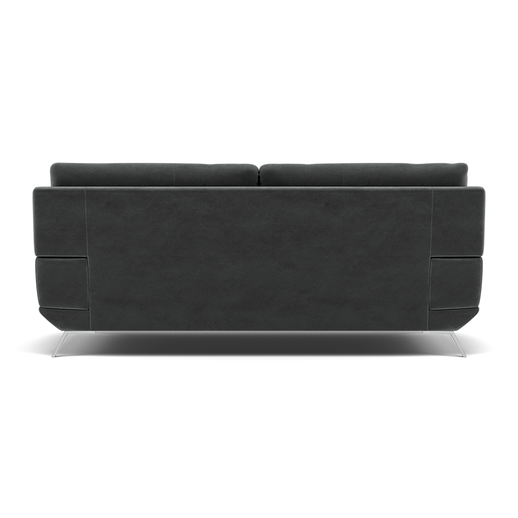 Zuco 3 Seater Sofa - 3 Seater Sofa Fabric — FAB-MEG-20  PEWTER, gallery image 2