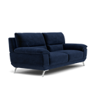 Zuco 3 Seater Sofa - 3 Seater Sofa Fabric — FAB-MEG-28  NAVY, gallery image 1