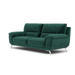 Zuco 3 Seater Sofa - 3 Seater Sofa Fabric — FAB-MEG-37  EMERALD GREEN, gallery image 3