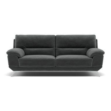 Zuco 3 Seater Sofa - 3 Seater Sofa Fabric 3 Seater Sofas Sterling Home 12 FAB-MEG-20 PEWTER