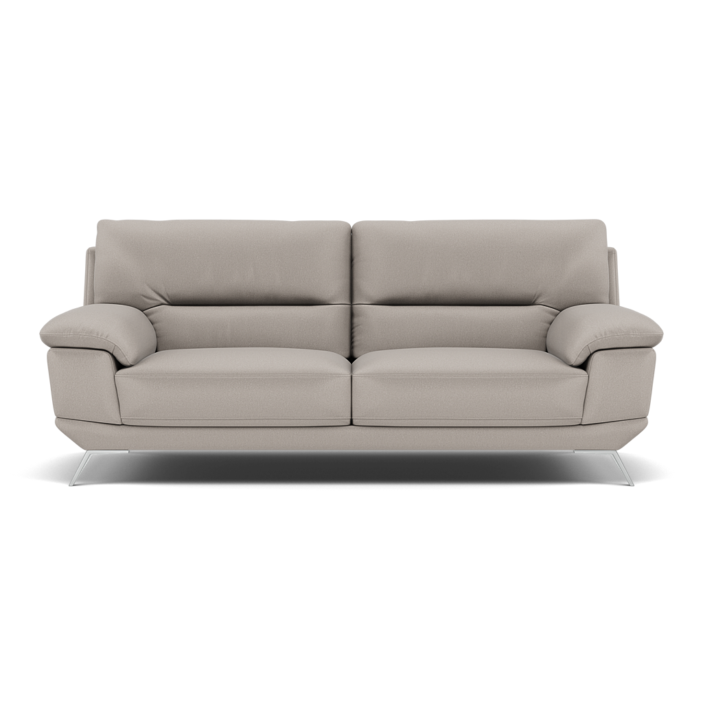 Zuco 3 Seater Sofa - 3 Seater Sofa Fabric 3 Seater Sofas Sterling Home 8 BFAMAD-02 SILVER GREY