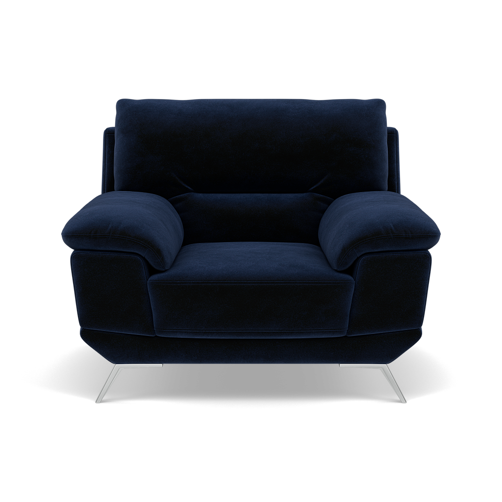 Zuco Armchair - Armchair Fabric Sterling Home 11 FAB-MEG-28 NAVY