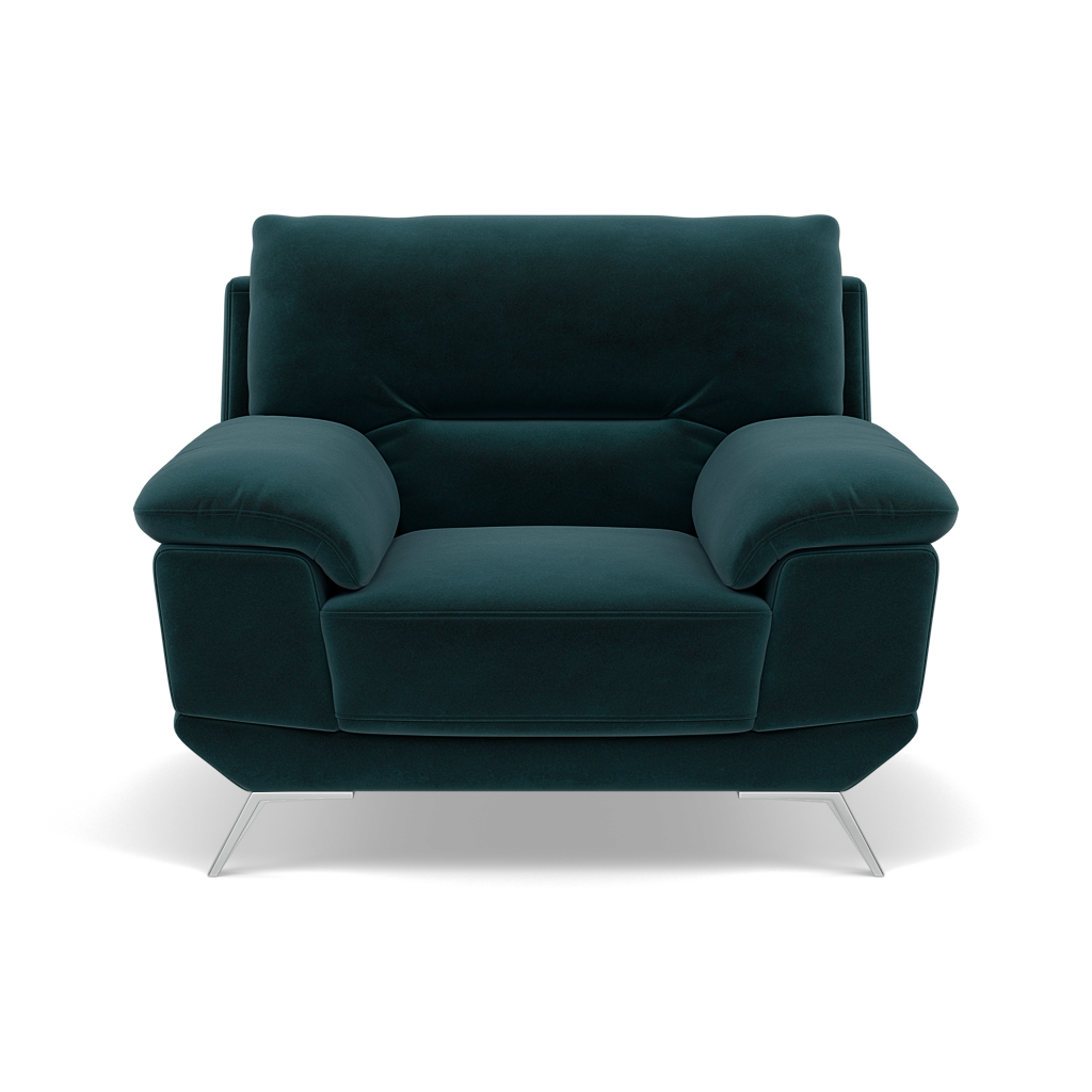 Zuco Armchair - Armchair Fabric Sterling Home 12 FAB-MEG-36 LAKE GREEN