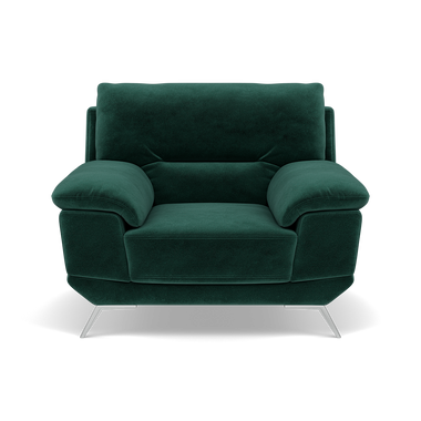 Zuco Armchair - Armchair Fabric Sterling Home 13 FAB-MEG-37 EMERALD GREEN