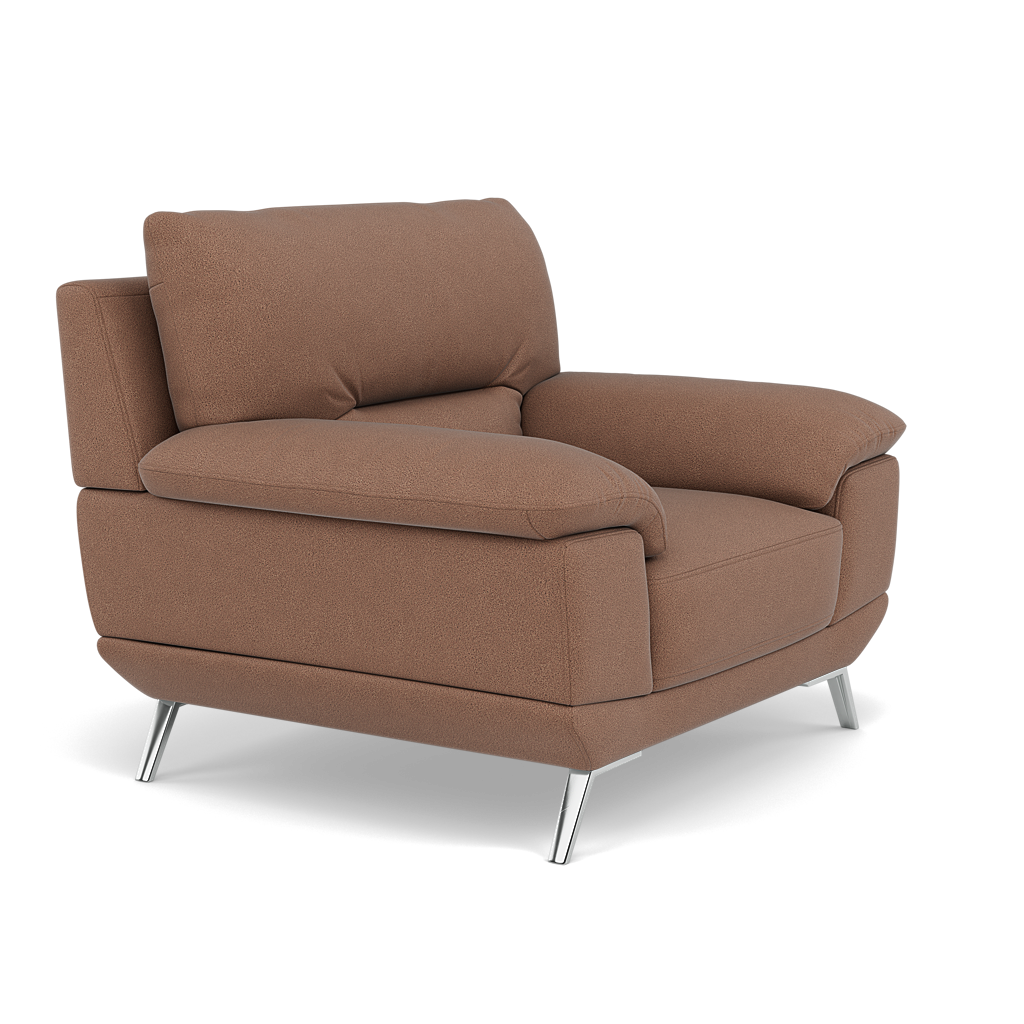 Zuco Armchair - Armchair Fabric — BFA-BLJ-04 TOBACCO, gallery image 1