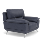 Zuco Armchair - Armchair Fabric — BFA-BLJ-08  PACIFIC BLUE, gallery image 1