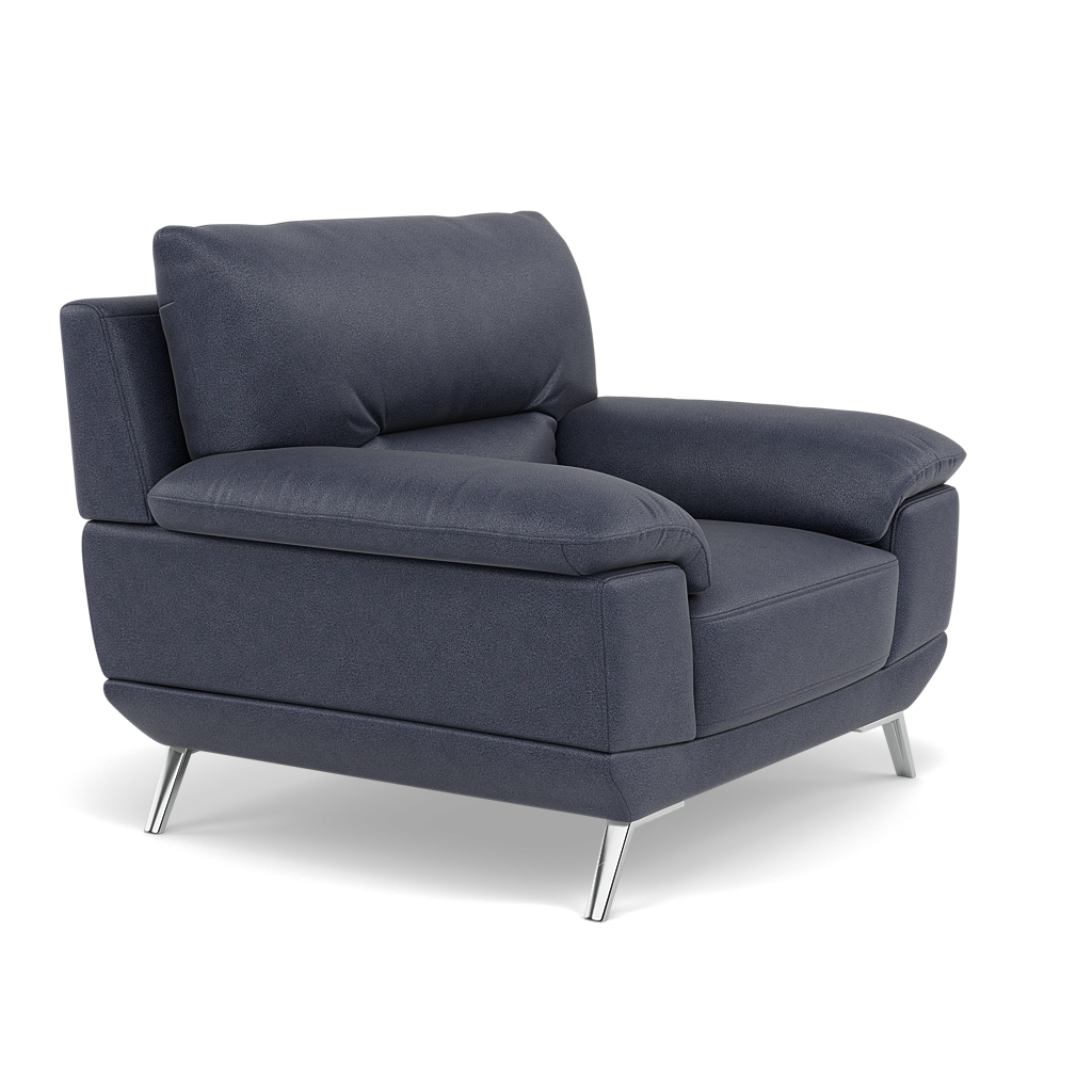 Zuco Armchair - Armchair Fabric — BFA-BLJ-08  PACIFIC BLUE, gallery image 1