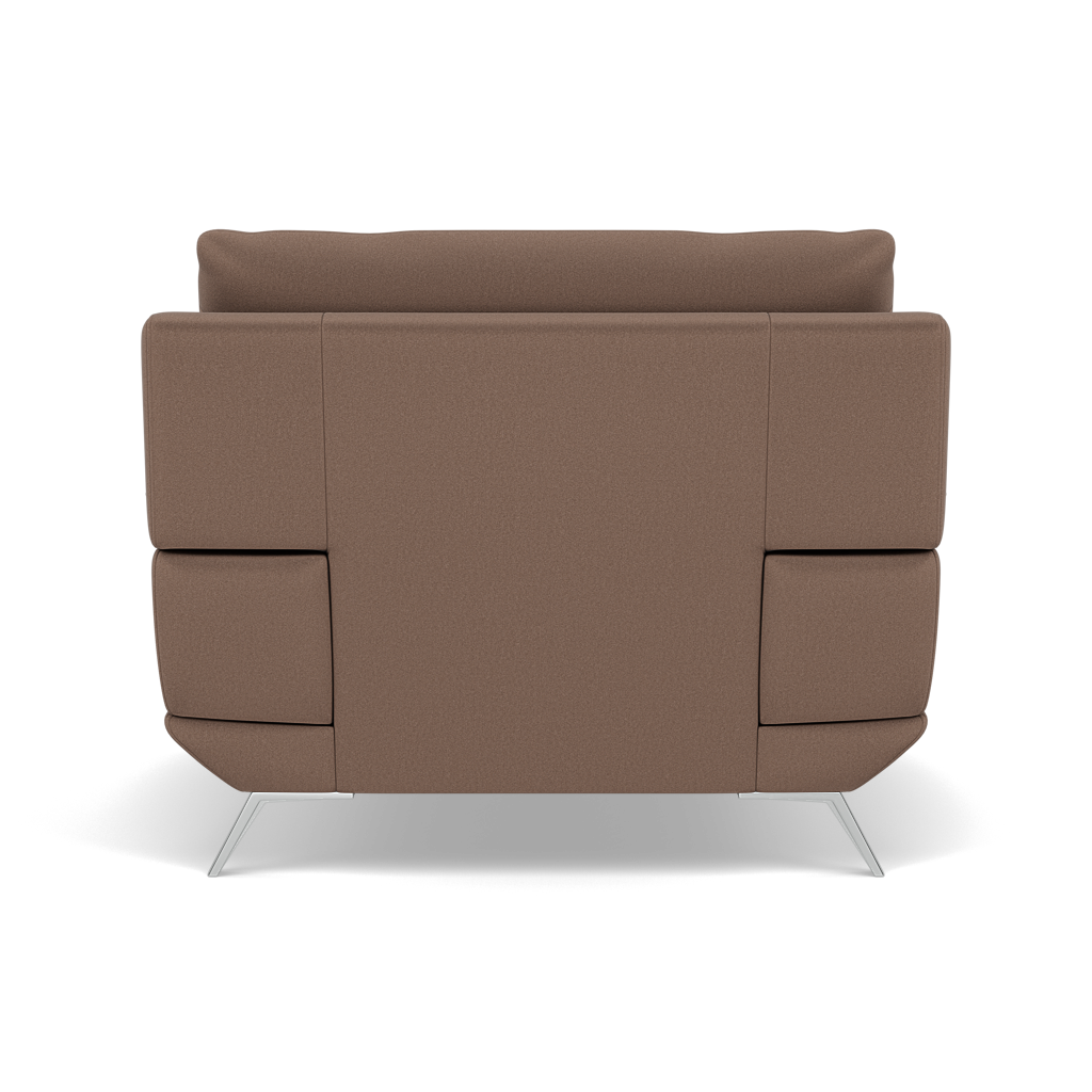 Zuco Armchair - Armchair Fabric — BFA-MAD-05 DARK TAUPE, gallery image 2