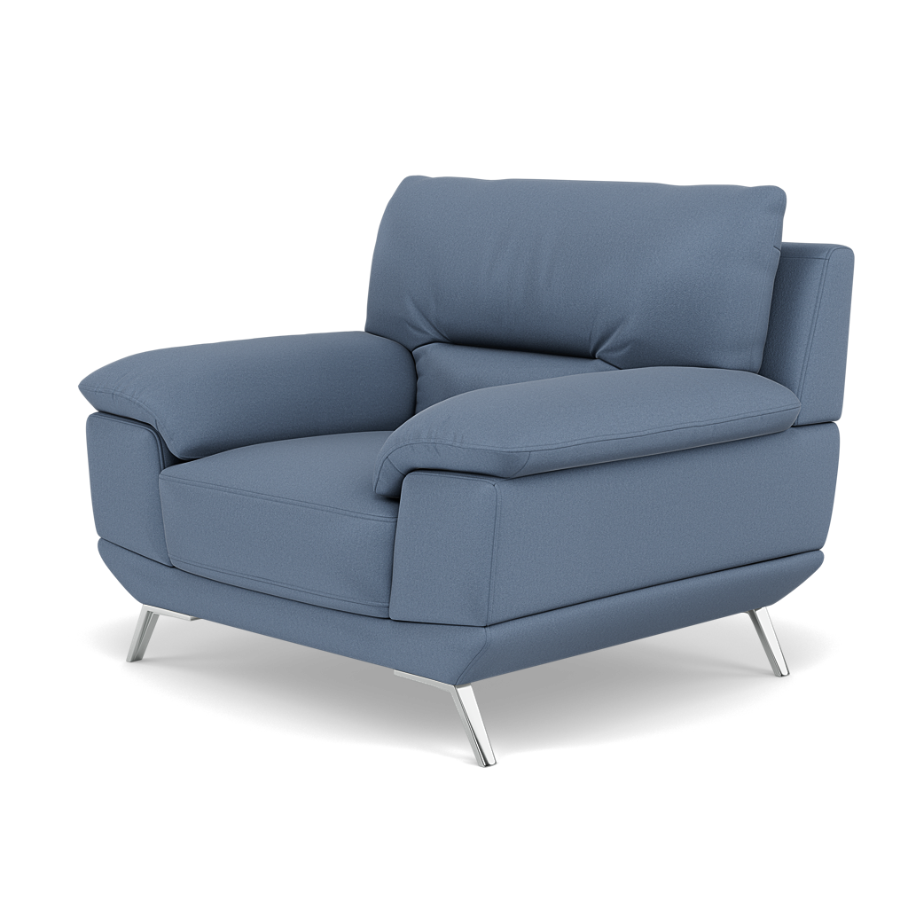 Zuco Armchair - Armchair Fabric — BFA-MAD-08 PACIFIC BLUE, gallery image 3