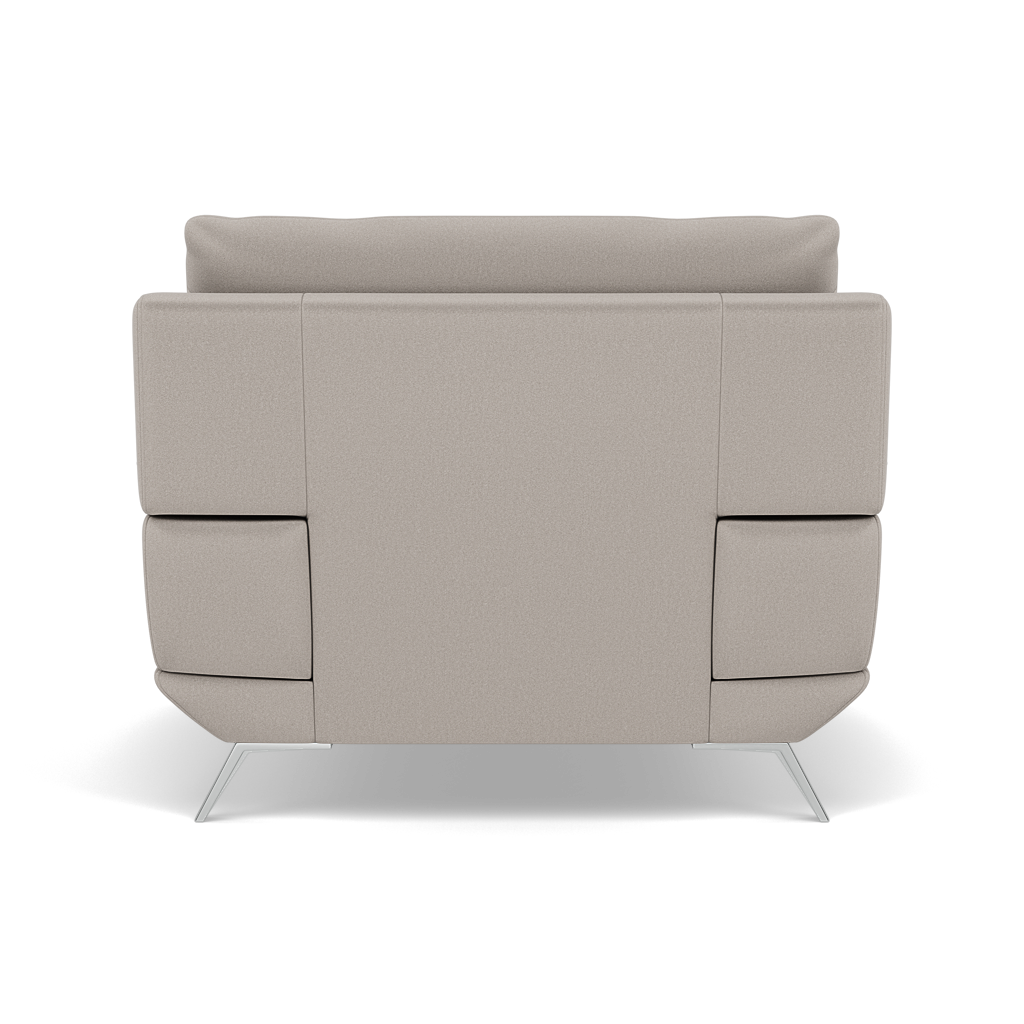 Zuco Armchair - Armchair Fabric — BFAMAD-02 SILVER GREY, gallery image 2