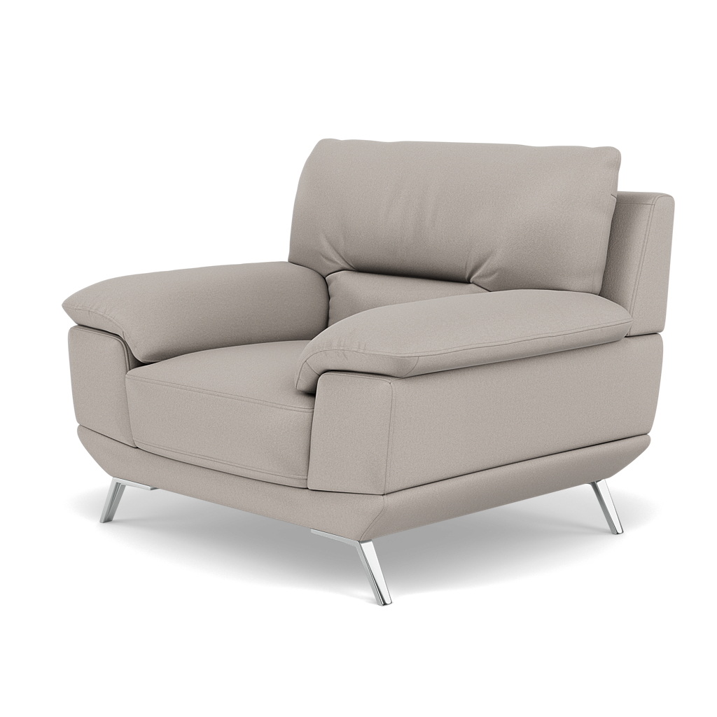 Zuco Armchair - Armchair Fabric — BFAMAD-02 SILVER GREY, gallery image 3