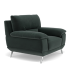 Zuco Armchair - Armchair Fabric — FAB-MEG-21  CHARCOAL GREY, gallery image 1