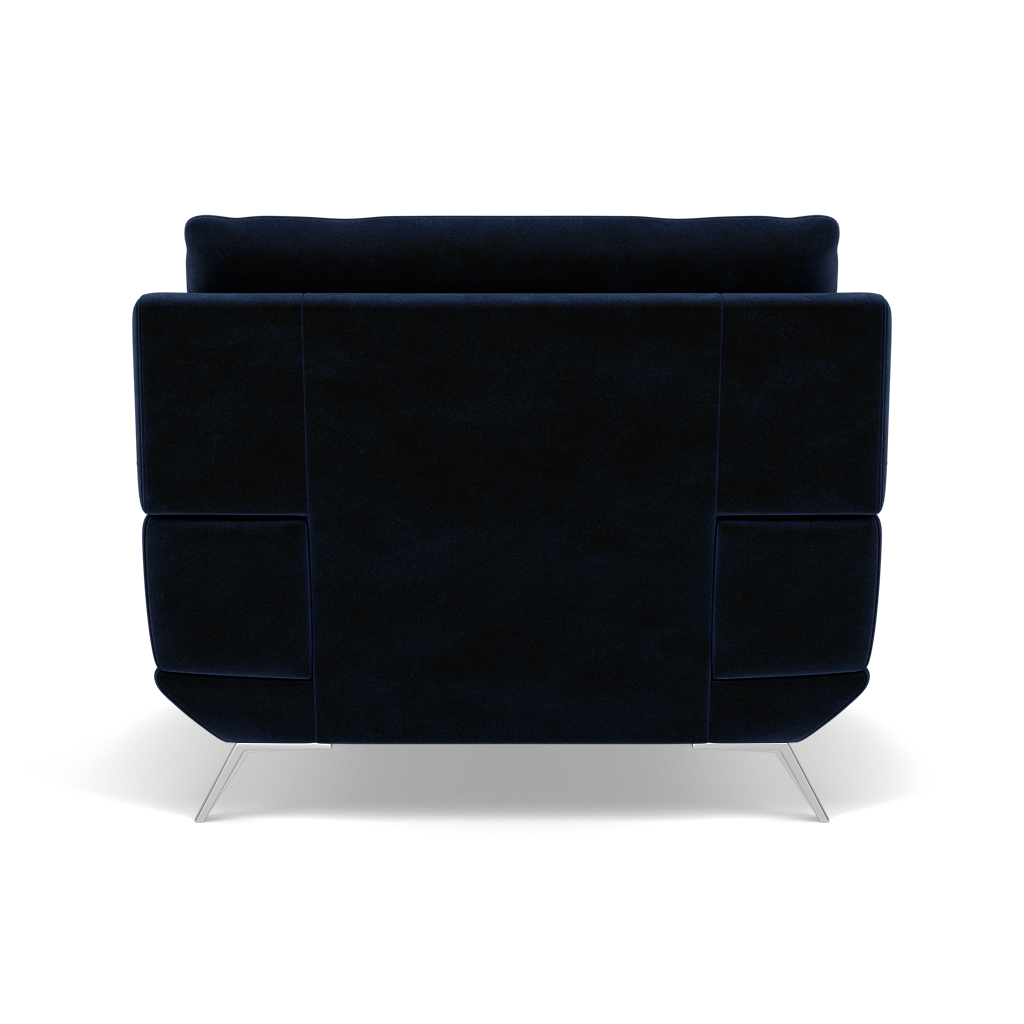 Zuco Armchair - Armchair Fabric — FAB-MEG-28  NAVY, gallery image 2