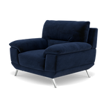 Zuco Armchair - Armchair Fabric — FAB-MEG-28  NAVY, gallery image 3