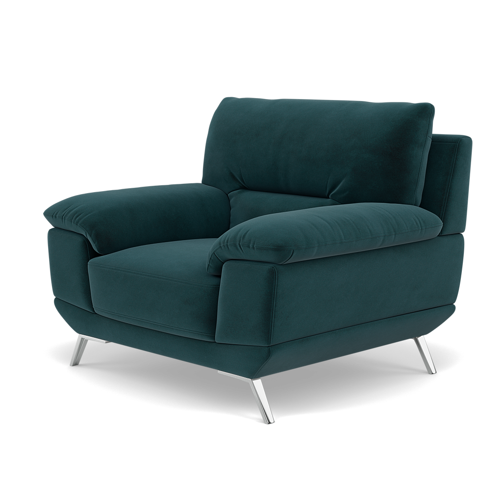 Zuco Armchair - Armchair Fabric — FAB-MEG-36  LAKE GREEN, gallery image 3