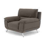 Zuco Armchair - Armchair Fabric — FAB-MEG-51  DK TAUPE, gallery image 3