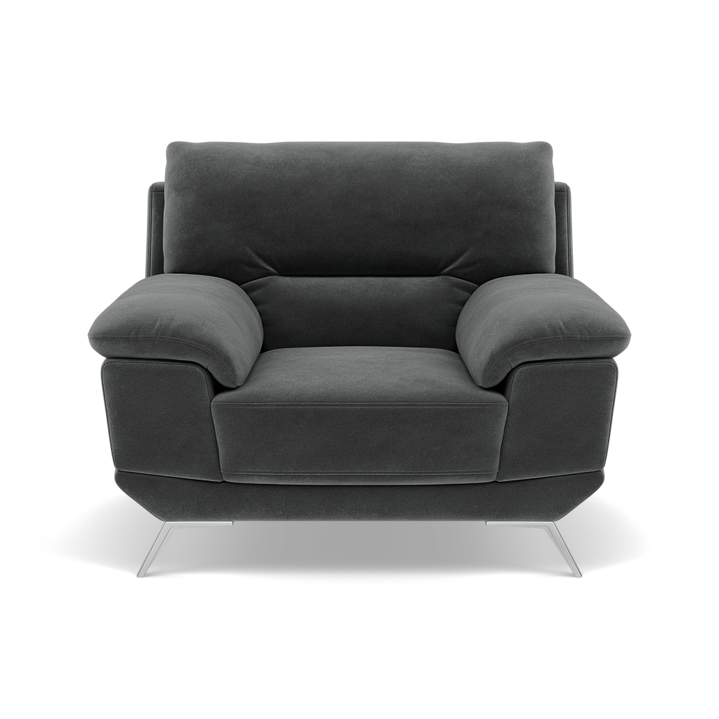 Zuco Armchair - Armchair Fabric Sterling Home 10 FAB-MEG-20 PEWTER