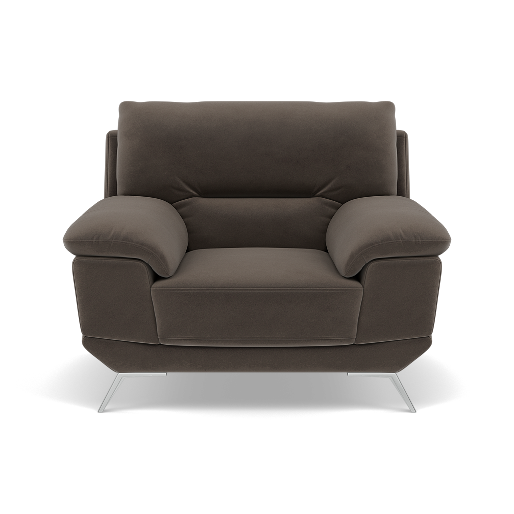 Zuco Armchair - Armchair Fabric Sterling Home 9 FAB-MEG-51 DK TAUPE
