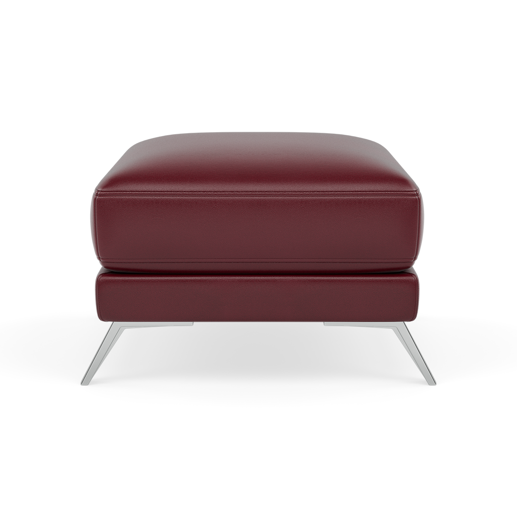 Zuco Footstool - Footstool Cat 20 Footstools Sterling Home 4 BV-035C DEEP RED
