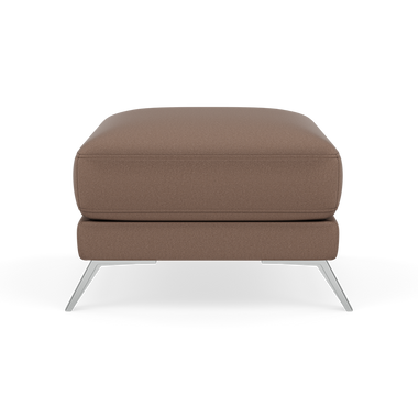 Zuco Footstool - Footstool Fabric Footstools Sterling Home 18 BFA-MAD-05 DARK TAUPE