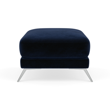 Zuco Footstool - Footstool Fabric Footstools Sterling Home 11 FAB-MEG-28 NAVY
