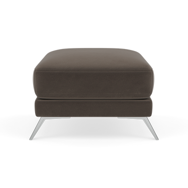Zuco Footstool - Footstool Fabric Footstools Sterling Home 9 FAB-MEG-51 DK TAUPE